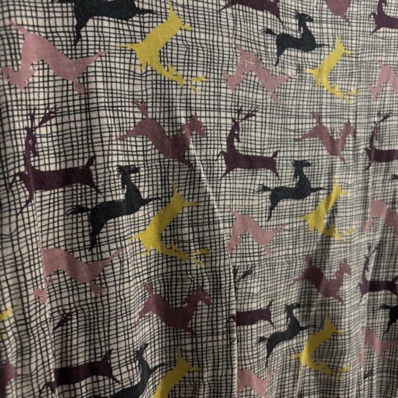 Effie's Heart Deer & Horse Tunic Top mCm retro gorgeous print POCKETs - Picture 6 of 6